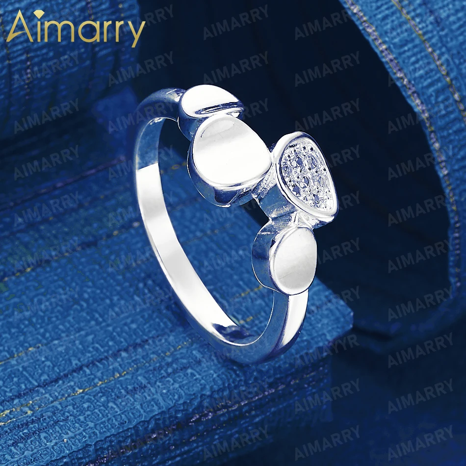 925 Sterling Silver 7-10# Irregular Triangle Set AAA Zircon Ring High-quality and Fashion Jewelry for Women's Banquets