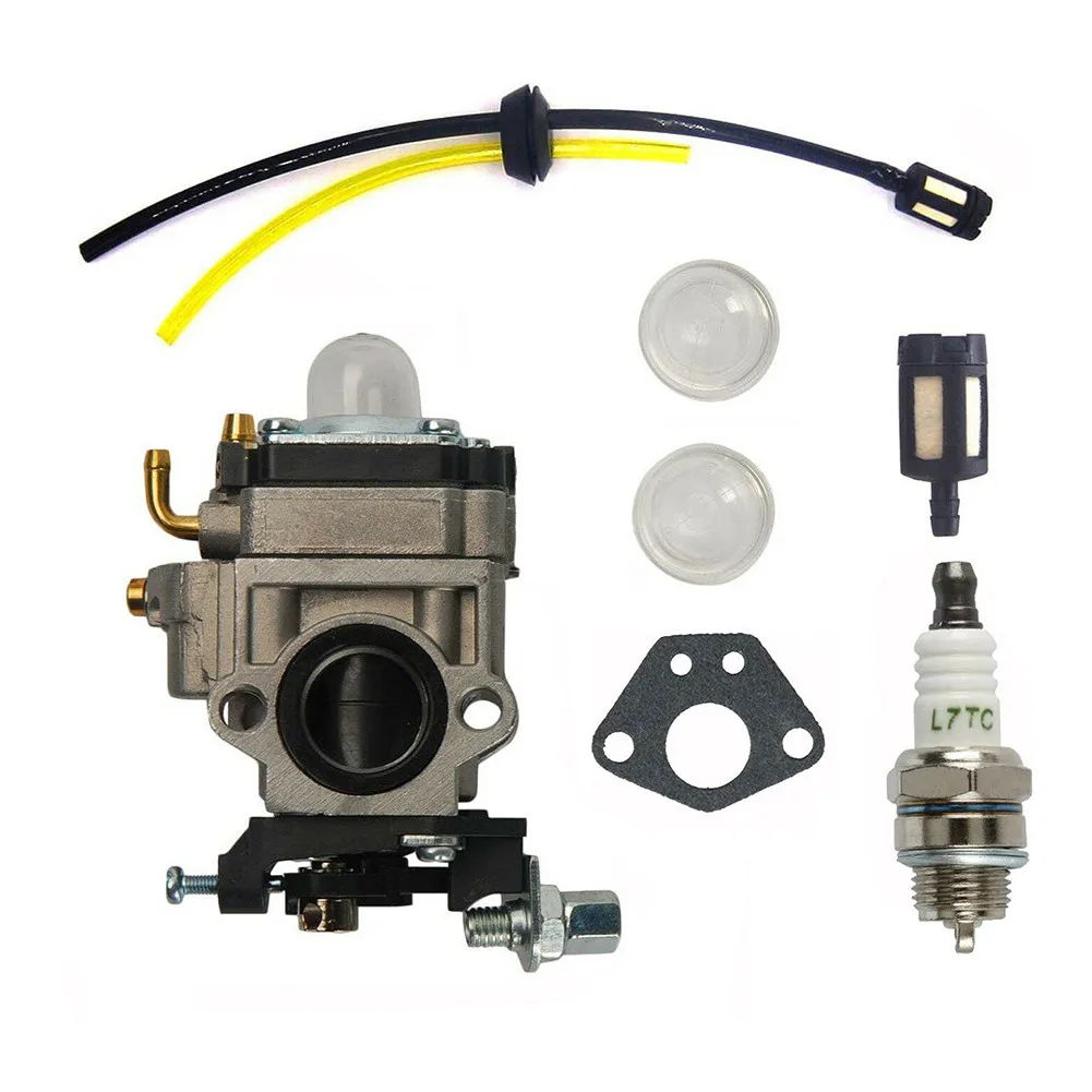 Carburetor Fuel Hose Set with Bulb Seal and Fuel Filter for Timbertech 52cc 49cc Brushcutters Rotfusch Tarus Aram Trade