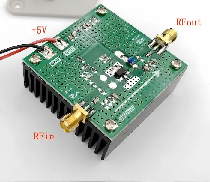 400MHz-4GHz 1W Power Amplifier Development Board TQP7M9103 EVM with Heat Sink, Supporting Continuous Operation