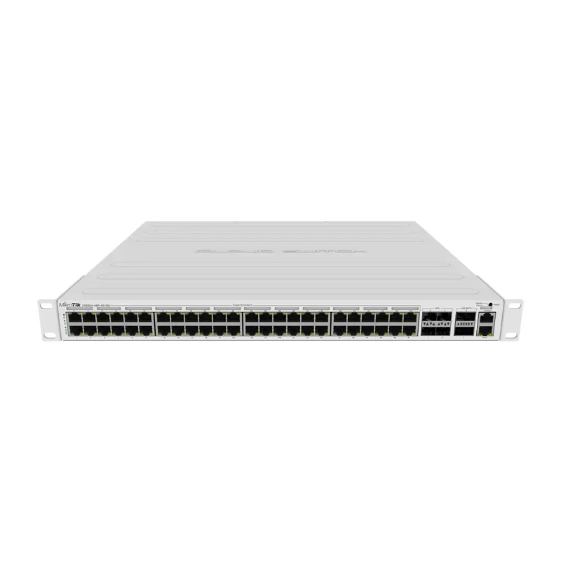 цена Mikrotik CRS354-48P-4S + 2Q + RM переключатель 48x1G RJ45 порты и 4x10G SFP + порты, 2x40G QSFP + порты, коммутационная емкость 336 Гбит/с