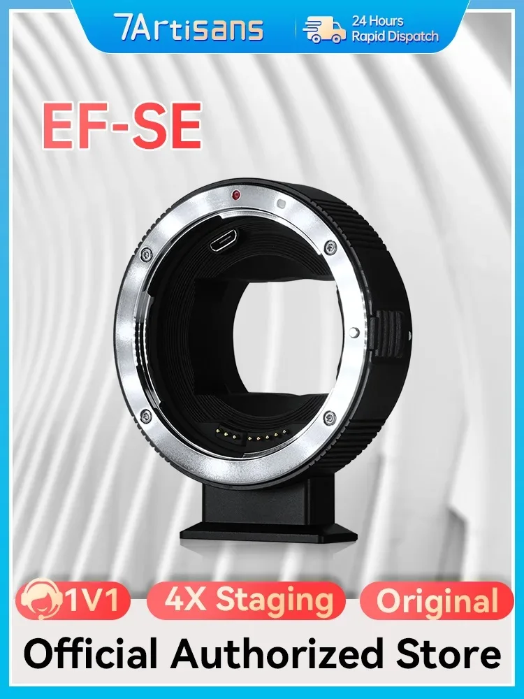 7Artisans 7 Artisans Canon EF DSLR Lens Adapter Ring for Sony E Canon RF EF-M Fujifilm XF Nikon Z Mirrorless Camera A7IV A7III R