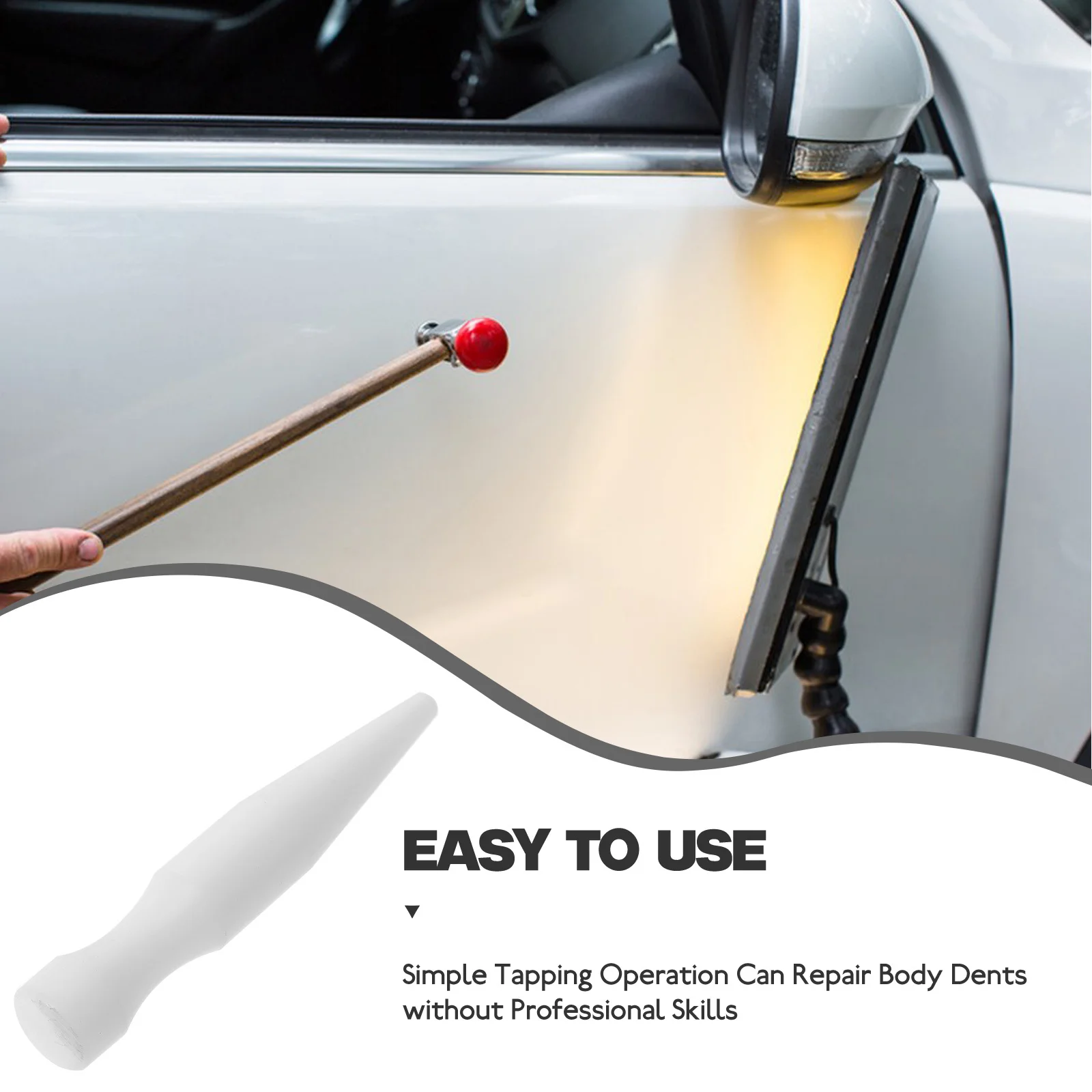 

Dent Repair Pen Tap Down Tool Automotive Kit Easy Use High Hardness Dent Removal Tap Down Pen Automotive Tools