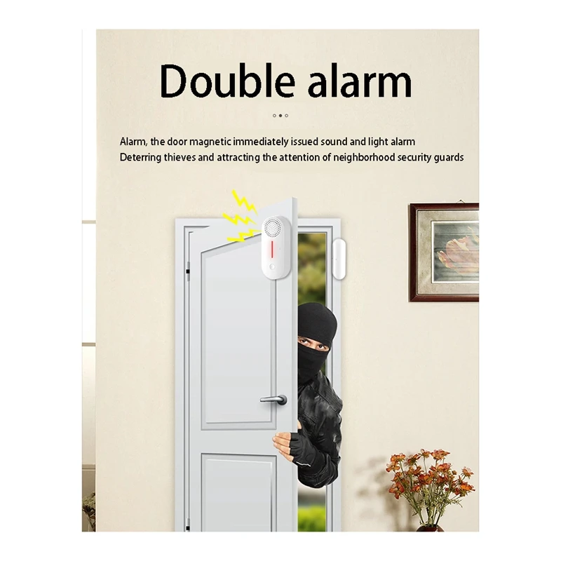 Tuya Smart Alarm Tür-und Fenster alarm Remote Home Isolation Ton-und Lichtsensor