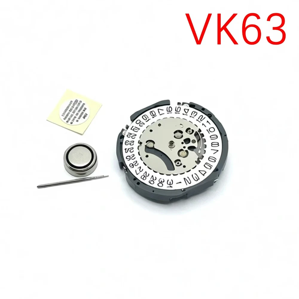 Multifunctional Sports Watch with Japanese Imported Quartz Movement VK63 24-Hour 3 O'clock Calendar Multi-Pin