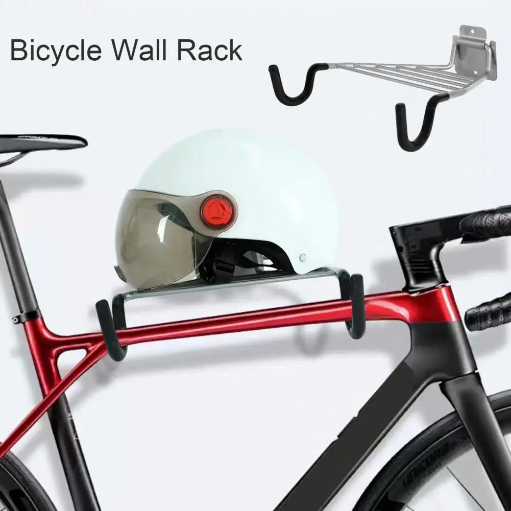 Bike Storage Rack Bicycle Wall Rack Durable Easy-to-install Bike Wall Rack Strong Load-bearing Indoor Bicycle Storage Holder