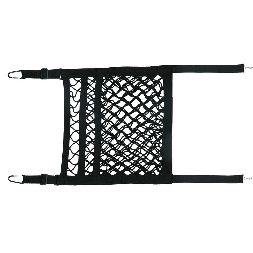 

Car Seat Storage Net Organizer Durable Hanging Pouch For Front Seats Large Capacity Car Net Pocket For Purse Phone Documents