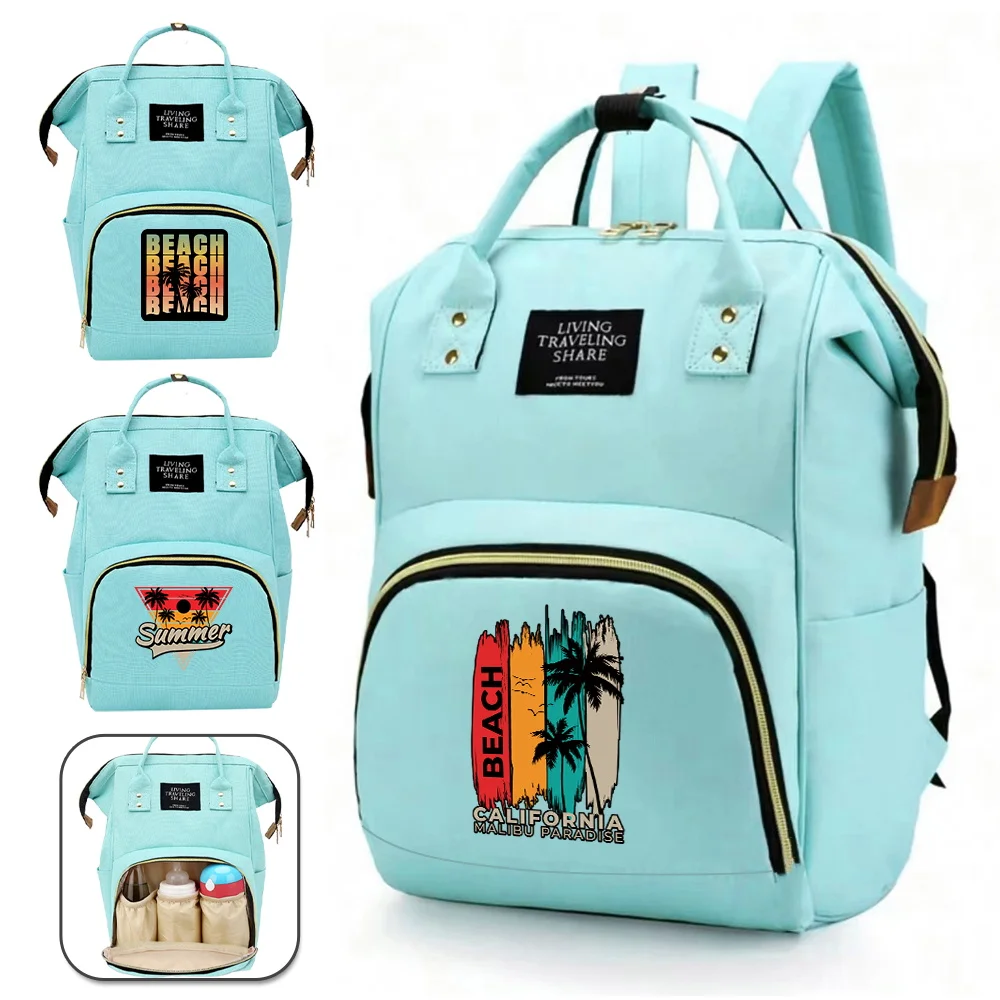 

Maternity Bag Changing Mat Convenient Outdoor Travel Tote Large Capacity Infant Products Mommy Backpack Holiday Series