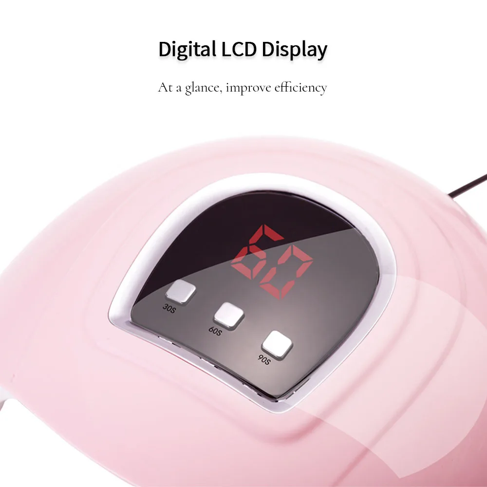 LINMANDA مجفف طلاء الأظافر LED جل طلاء الأظافر علاج مصباح مجفف الأظافر المهنية مانيكير علاج مصباح للصالون والمنزل #2