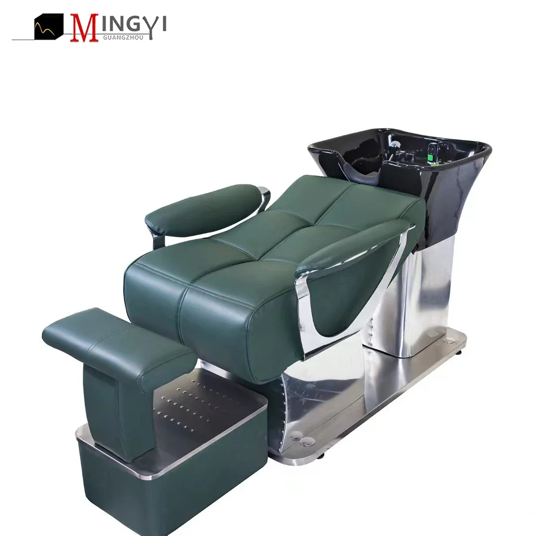 

Comfortable luxury bowl massage bed salon backwash units lay down hair washing salon shampoo chair for sale