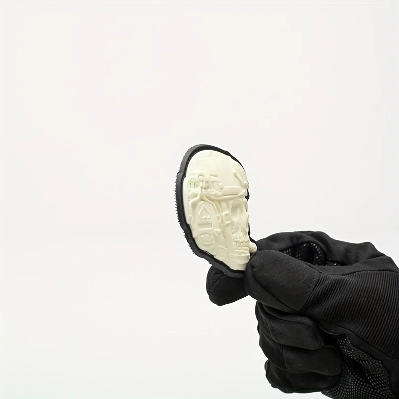 Parches tácticos de velcro con calavera 3D que brilla en la oscuridad - imagen 2