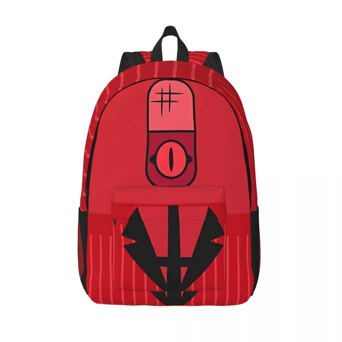 R-Radio-Demons Printed Lightweight Casual Schoolbag For School, Outdoor, Shopping, Office 15.7in 17.7in