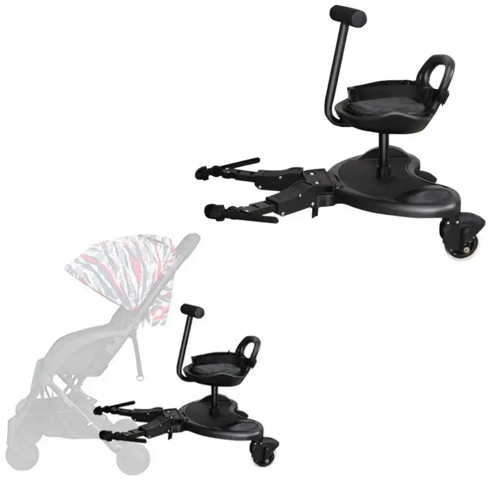

Universal Baby Strollers Pedal Adapter Second Child Standing Plate with Seat Buggy Pushchair Standing Seat Stroller Accessories