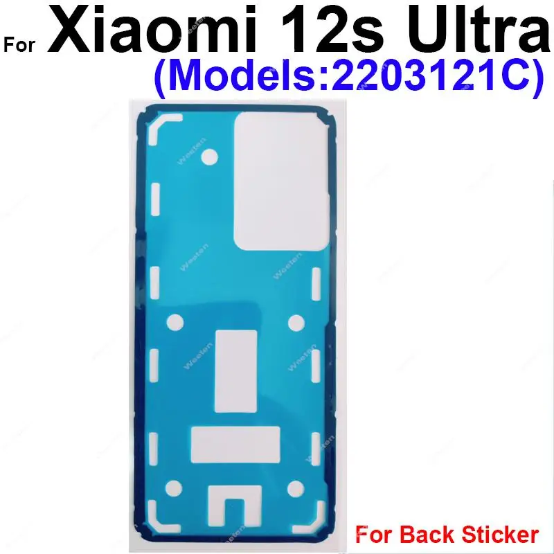 Back Battery Housing Cover Adhesive Tape For Xiaomi 12 12 Pro 12s Ultra Front LCD Screen Adhesive with Rear Camera Sticker Glue