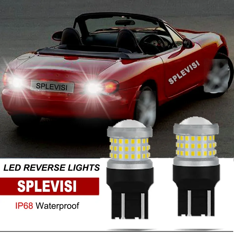 

2x 7440 7443 LED Backup Reverse Lights IP68 Waterproof Aviation Aluminum High Bright Upgrade For Mazda MX-5 RX-8 CX-7 CX-9 3 5 6