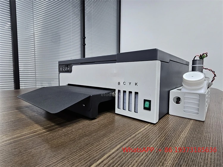 وصول جديد سريع XP600 رئيس A4 L8050 / L8058/ L805 الحبر الأبيض خلط Dtf التي شيرت آلة الطباعة لفة فيلم DTF طابعة لإبسون