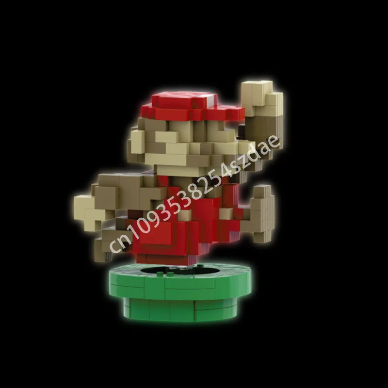 

542 шт. MOC итальянский сантехник, классический итальянский сантехник, строительные блоки для подростков, рождественская игрушка, подарок, сборка, креативный детский