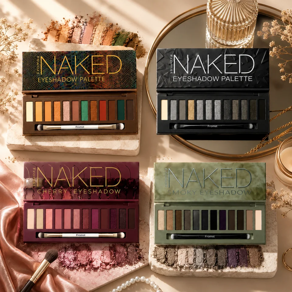 12 Color Waterproof Pearlescent Eyeshadow Palette