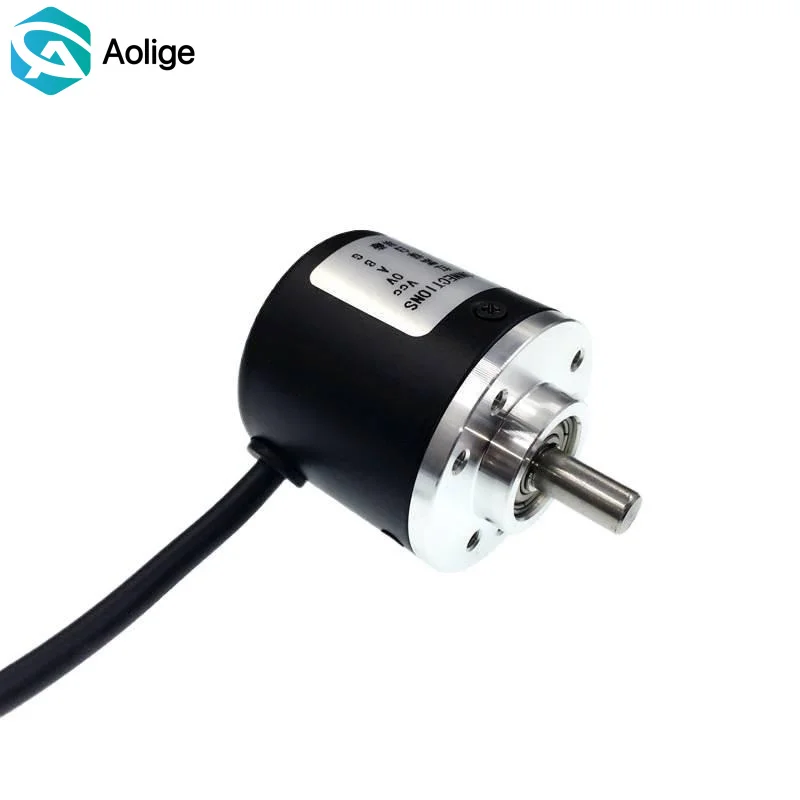 

6mm Shaft AB-Phase Incremental Optical Rotary Encoder LPD3806-360BM-G5-24C 360 Pulses