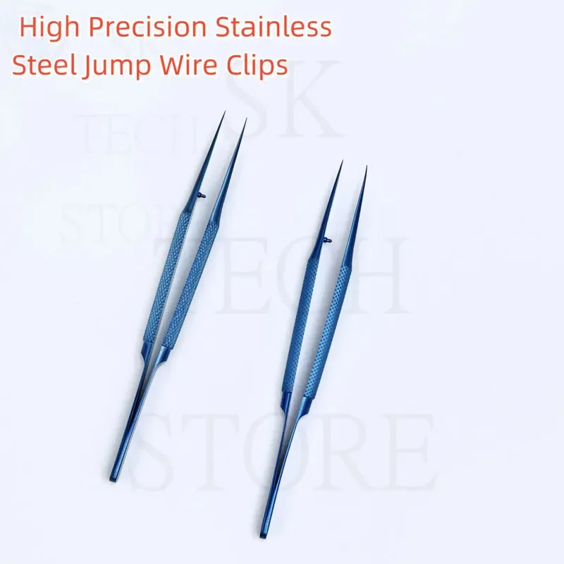 SIKO Non-Magnetic Tweezers Ultra-Sharp Bent Tips Stainless Steel Precision Hand Polish Forceps For PCB Board BGA Soldering