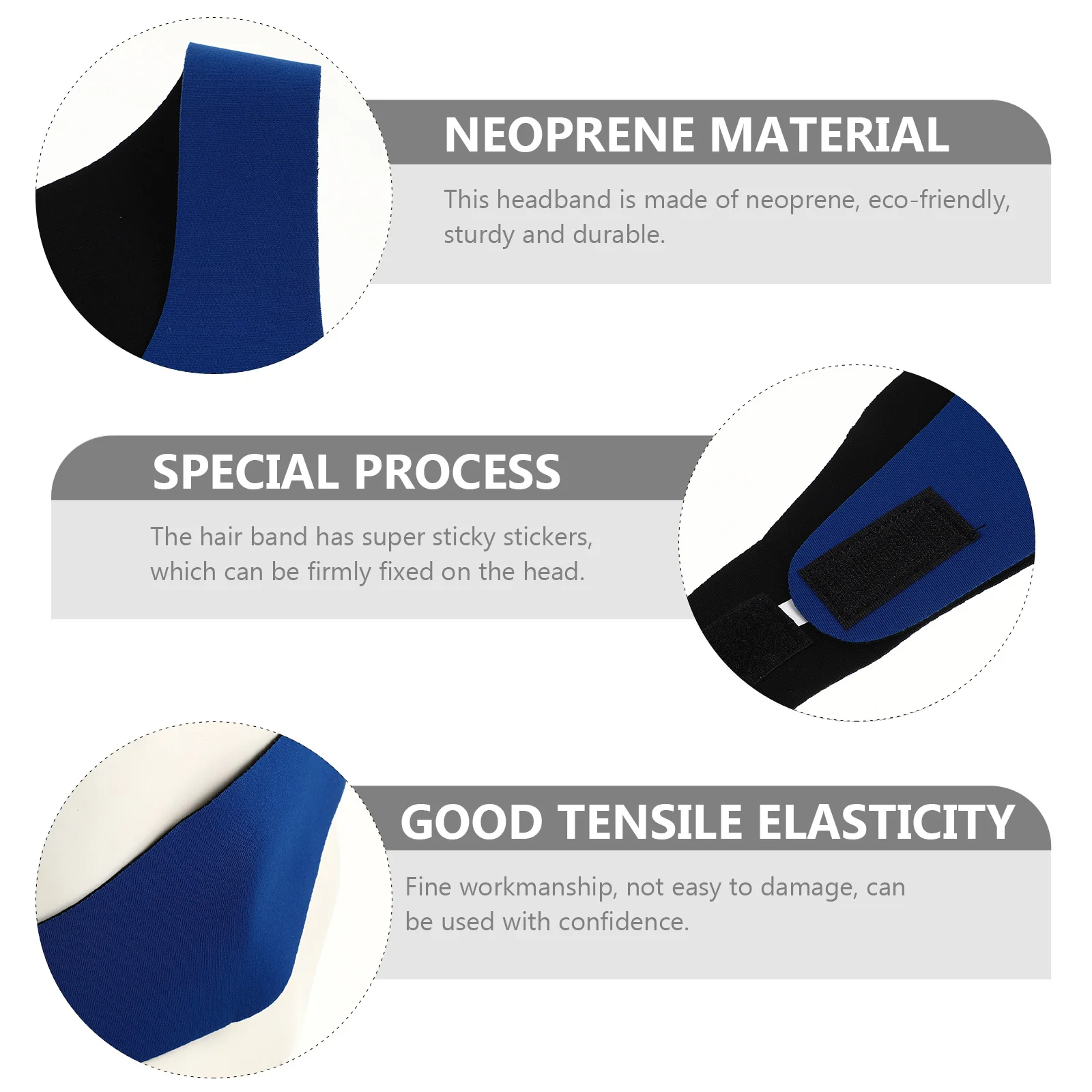 

2Pcs Swim Headband for Adults Kids Neoprene Waterproof Ear Guard Band Ideal for Swimming Bathing Diving Surfing Kayaking