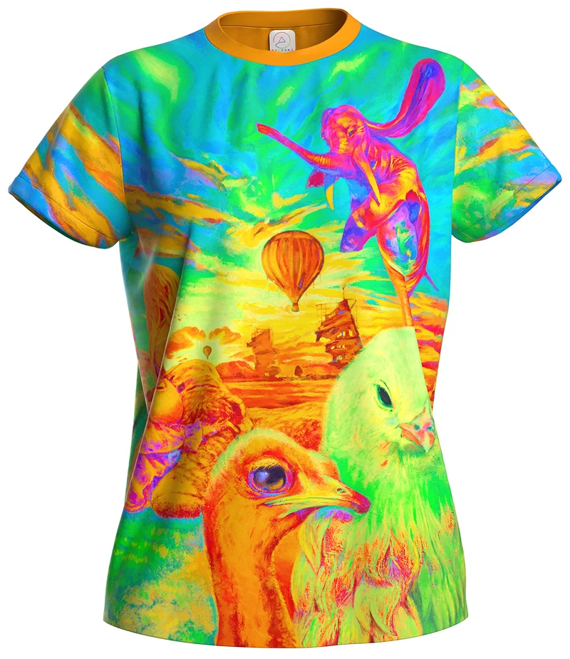 

New Fashion Neon Graffiti Printed 3D T-shirt Men Women Summer Casual Short Sleeve Hip Hop Harajuku Streetwear Tops T Shirt Men