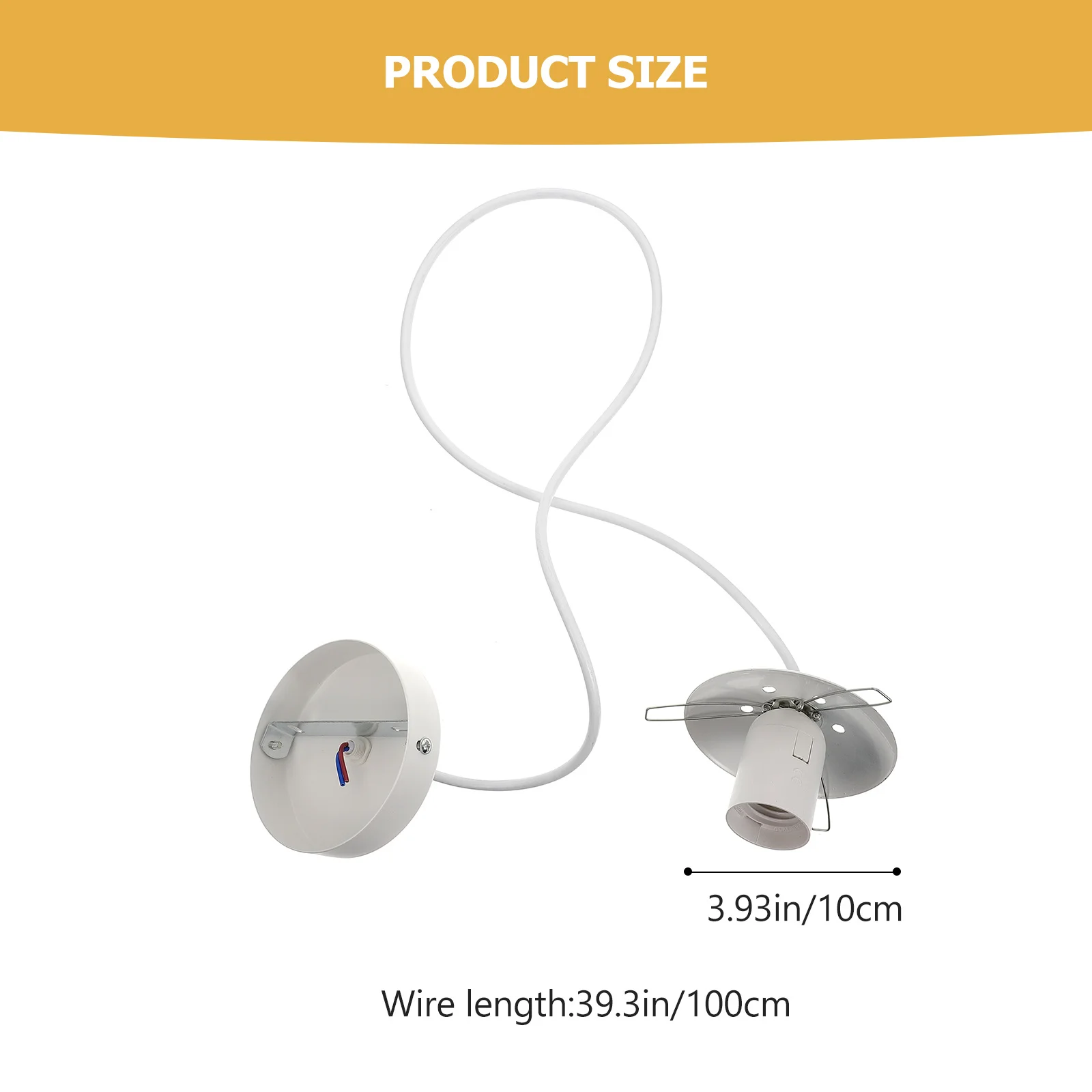 1Pcs Light Accessory E27 Screw Socket Holder Compatible with Standard Bulbs Modern Pendant Lamp DIY Room Decor Light Holder