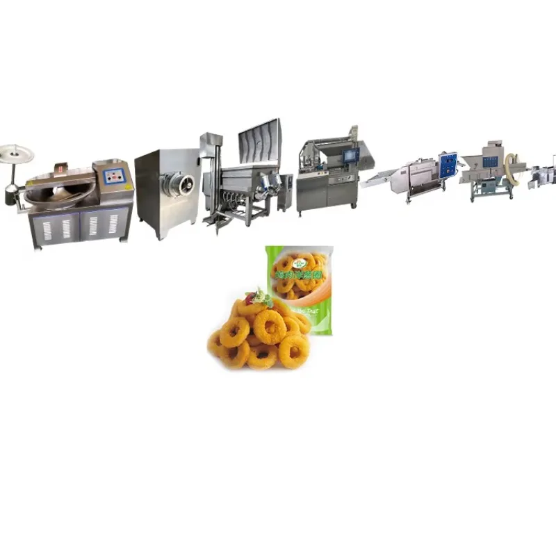 Industrial Chicken Nugget Processing and Frying Line Automatic Fried Chicken Nugget Production Equipment Custom