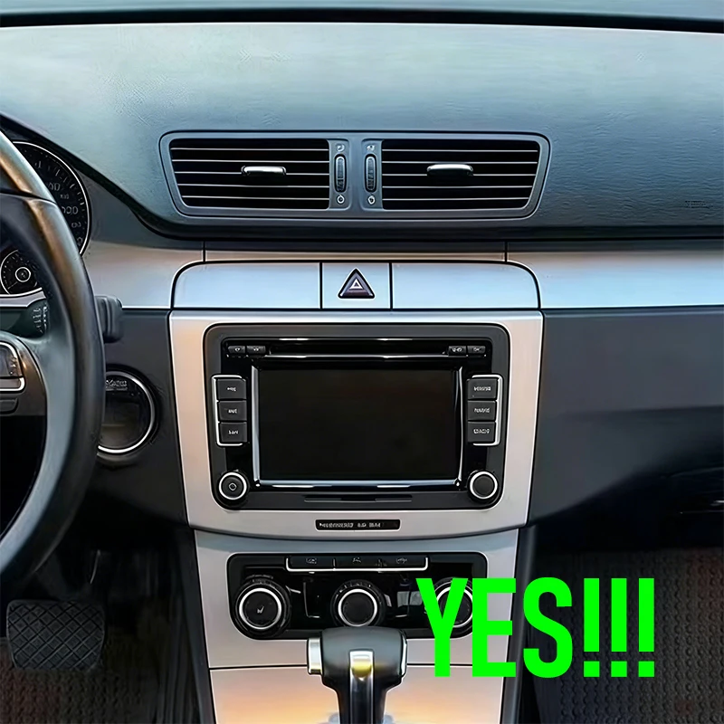 9'' For VW Passat B6 2005-2010 Car Radio 4G SIM Carplay Android 15 Auto GPS 2DIN Steering wheel control Navi Camera Google Map
