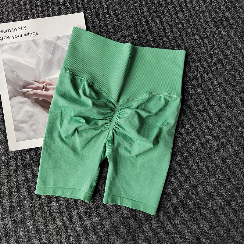 الصيف سلس اليوغا السراويل عالية الخصر تجريب السراويل النساء مثير الغنيمة البطن التحكم الصالة الرياضية طماق تنفس تشغيل السراويل