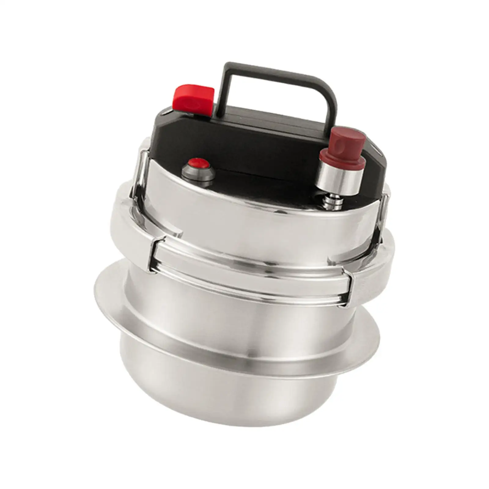 Compact Stainless Steel Pressure Cooker for Versatile Cooking, 6L Capacity