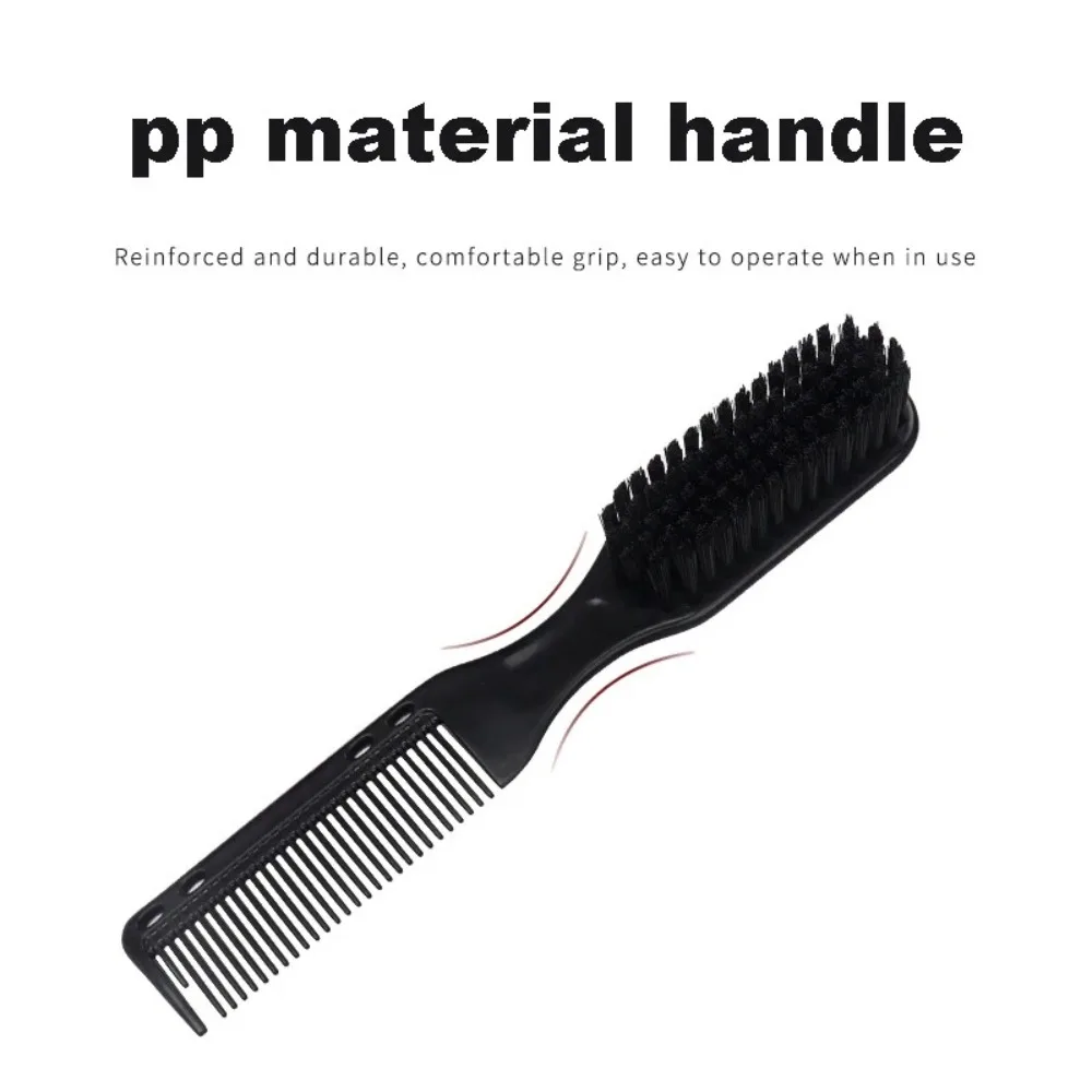 Gifts Multifunctional Men's Beard Styling Combing Dual Head Hair Accessories Hair Brush Comb Convenient Beard Styling Brush