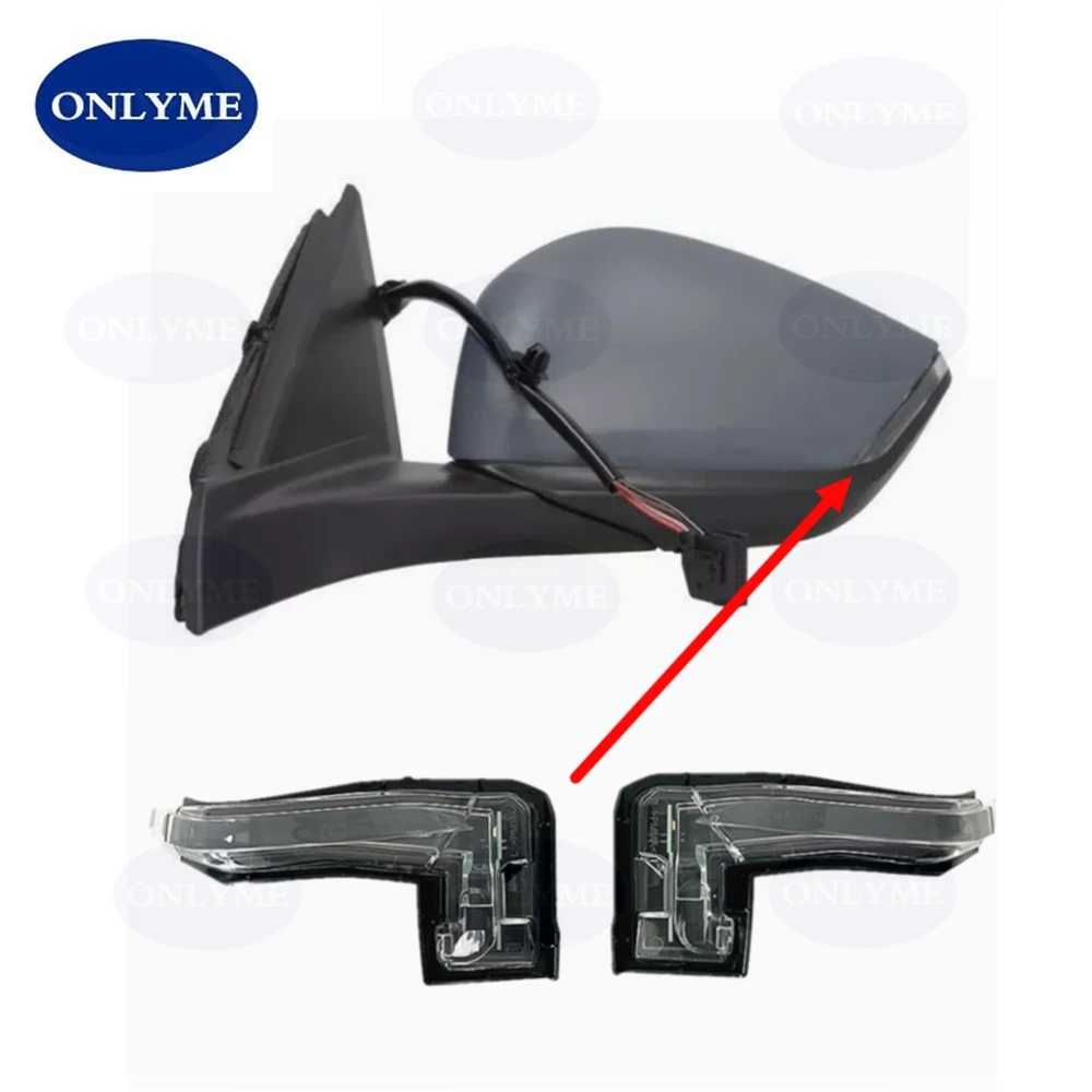 Car Mirror Indicator Turn Signal Led Lamp Blinker Lens For Peugeot 308 2021 2022 2023 2024 / 408 2022-2024