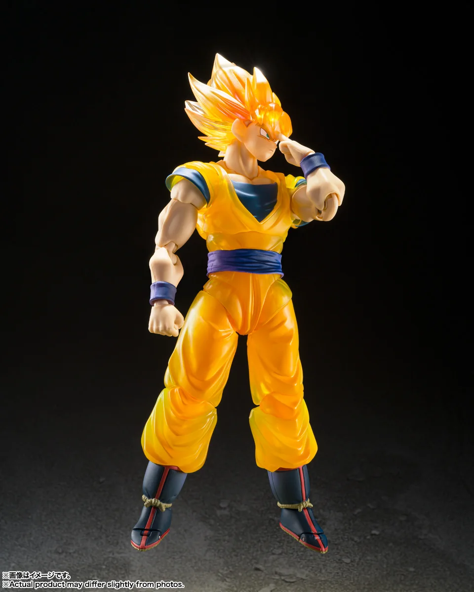 In Stock Genuine Bandai TNT Limited SHF Dragon Ball Z Sun Wukong Super Saiyan Z Warrior Action Figure Model Toys