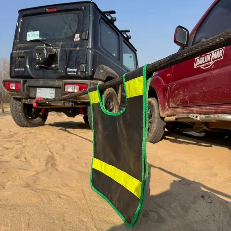 

Off-Road Vehicle Rescue Safety Flag Blue Flag Blanket Outdoor Off-Road Rescue Equipment Trailer Rope Safety Blanket