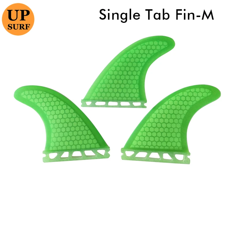 Honeycomb Surfboard Fins, Single Tabs, M Fin, Yellow, Fibreglass Fins, Surf Quilhas Paddle Board