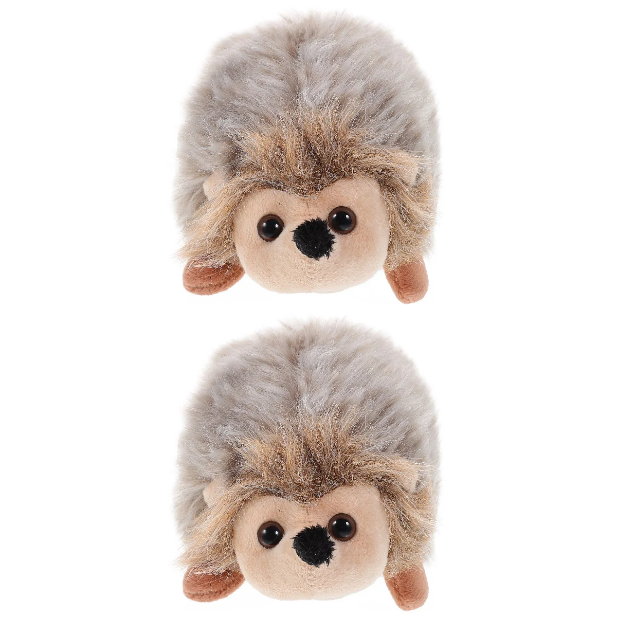 2pcs Hedgehog Stuffed Hedgehog Plaything Plush Hedgehog Toy Stuffed Animal Supple Plush hedgehog stuffed animal