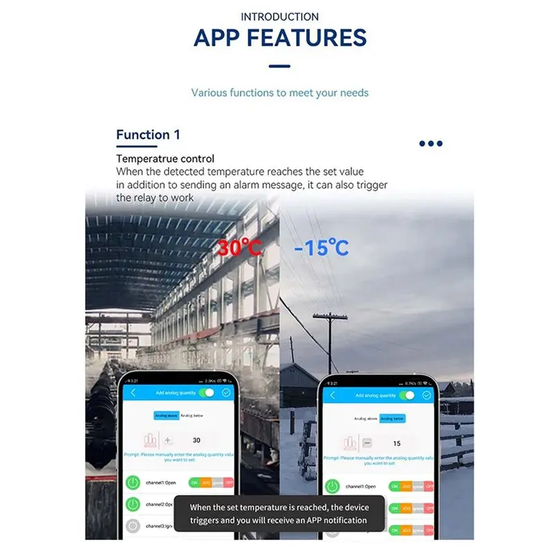 ABMI-2X GP4-WLTE Smart 4G Global GSM SMS APP Controller RS485 WEB Control 4 CH 4-20Ma Analog Inputs 10A Relay Outputs,EU Plug,