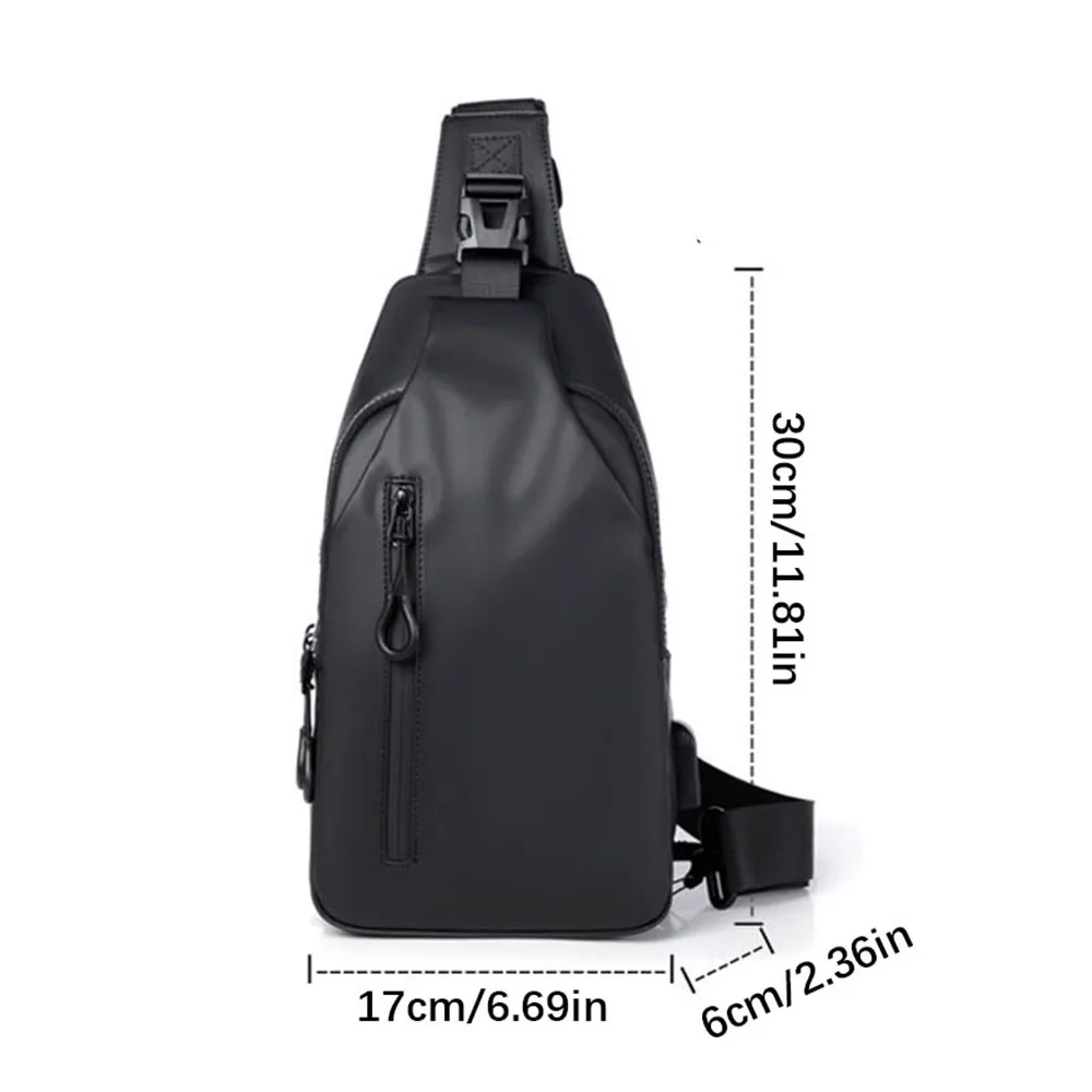 HVTIL-Sac de Poitrine de Luxe pour Homme, Imperméable, Mode Décontractée, Pack de Voyage pour Jeunes, Haute Qualité, Grande Capacité, Solide, Bandoulière Initiée