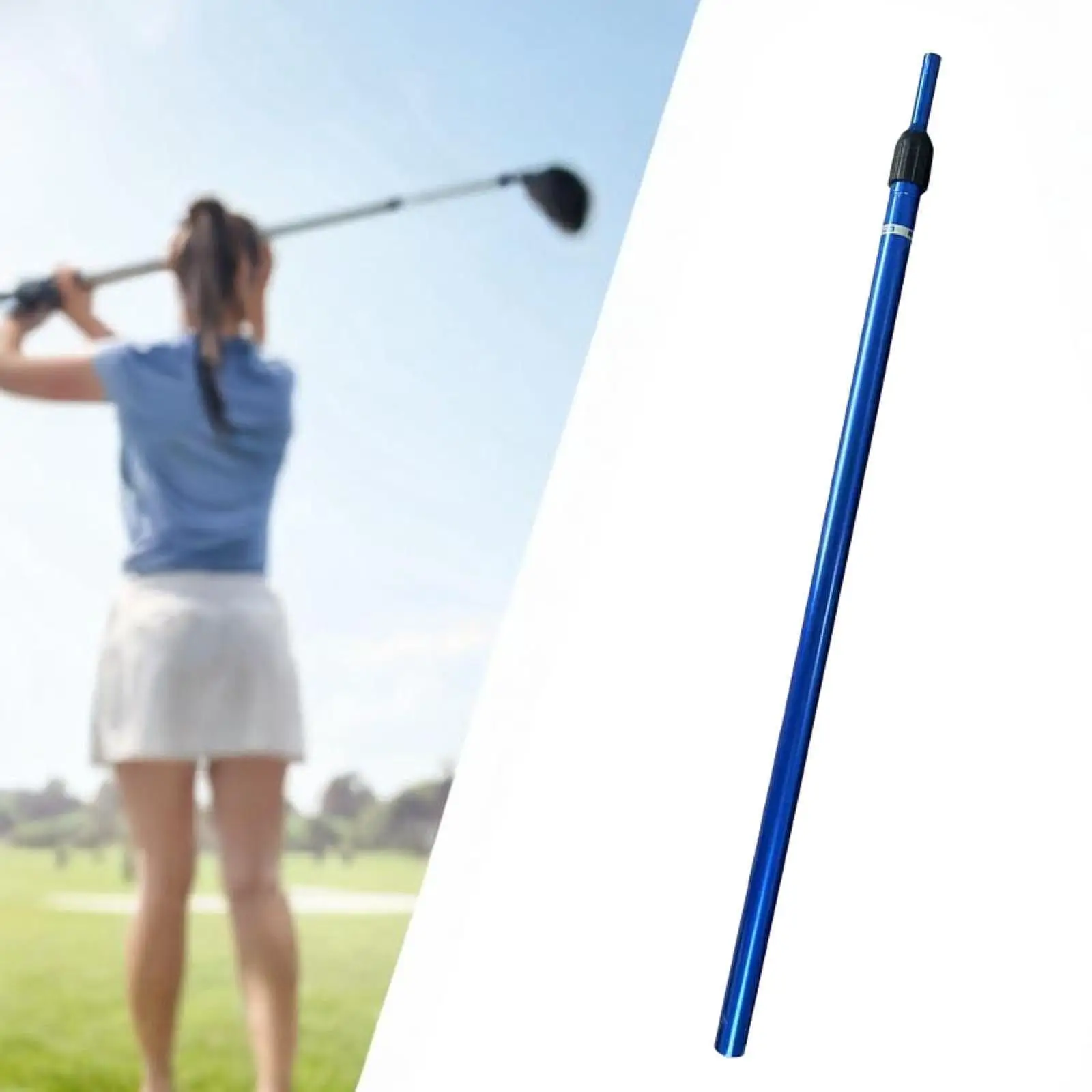 

Aluminum Golf Club Extender Adjustable Length Two Section Telescopic Shaft Golf Putter Replace Parts Accessory Replacement
