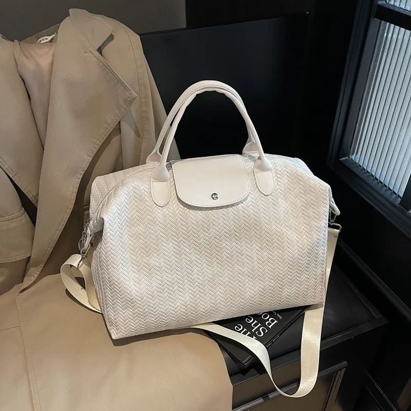 

Small Travel Bag Women's Fashionable Airplane Travel Handbag Outdoor Crossbody Sports and Fitness Bag High-end Luggage Bag