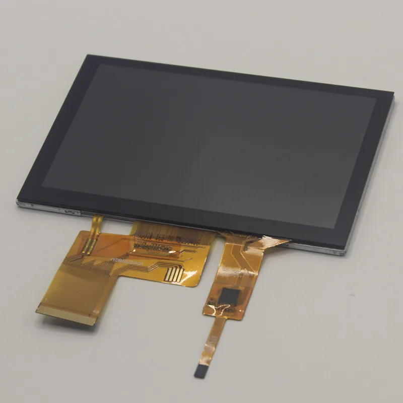 شاشة LCD صناعية تعمل باللمس مقاس 5 بوصات، واجهة 800*480 RGB