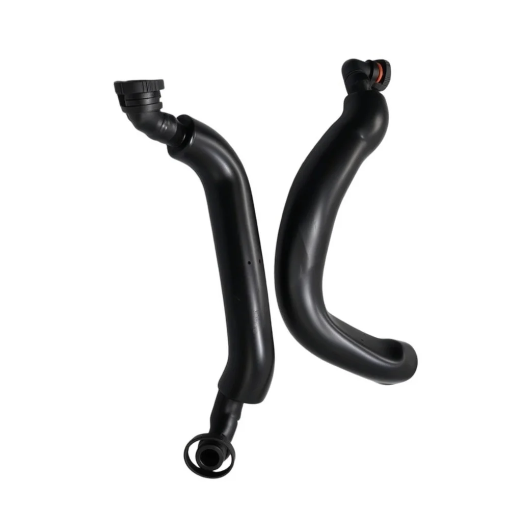 2PCS Crankcase Breather Hose for BMW For X5 4.4i 4.8is For 545i 745Li 2002-2006 Replacement OEM 11617547185 11617547186