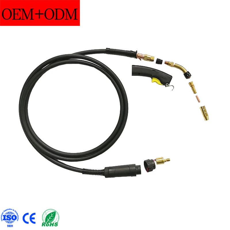

With warranty CNAWELD 4m American Type Euro Connector BernardBN200A MIG MAG Welding Torches