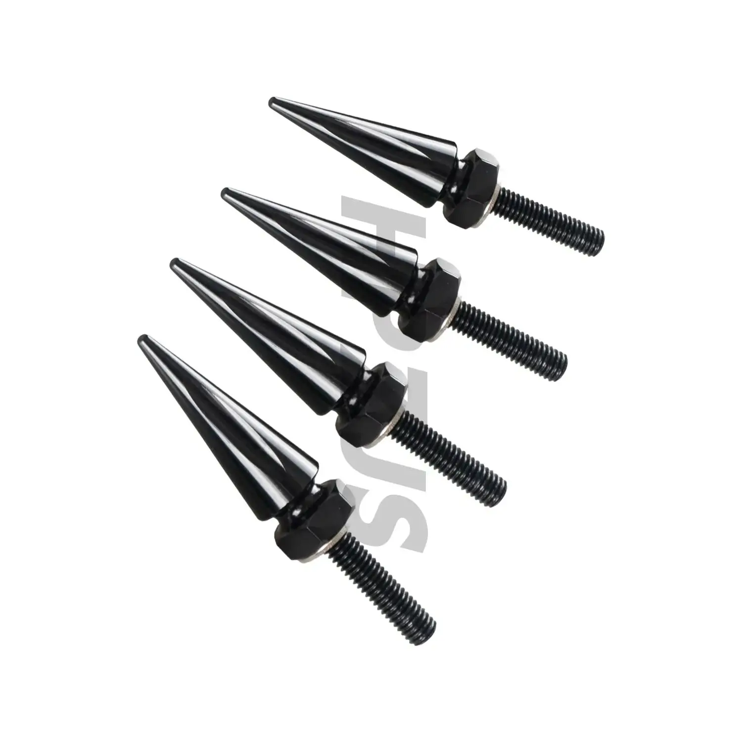 

For Harley Road Glide FLTRX FLTRU FLTRXS 2015-2022 Black/Chrome CNC Aluminum Motorcycle Windshield Spike Bolts