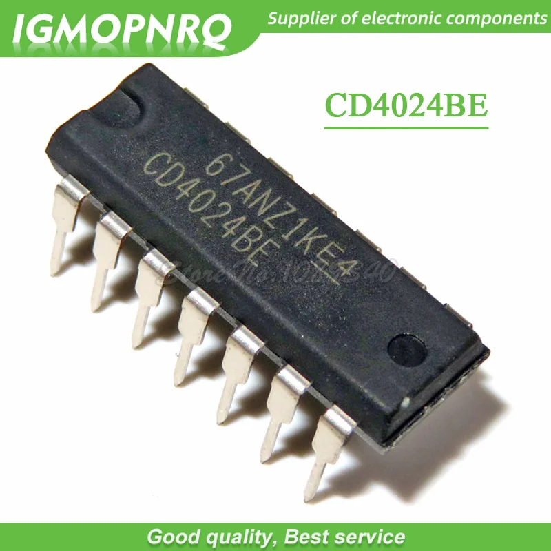 10PCS CD4024BE DIP14 CD4024 DIP 4024BE DIP-14  IGMOPNRQ