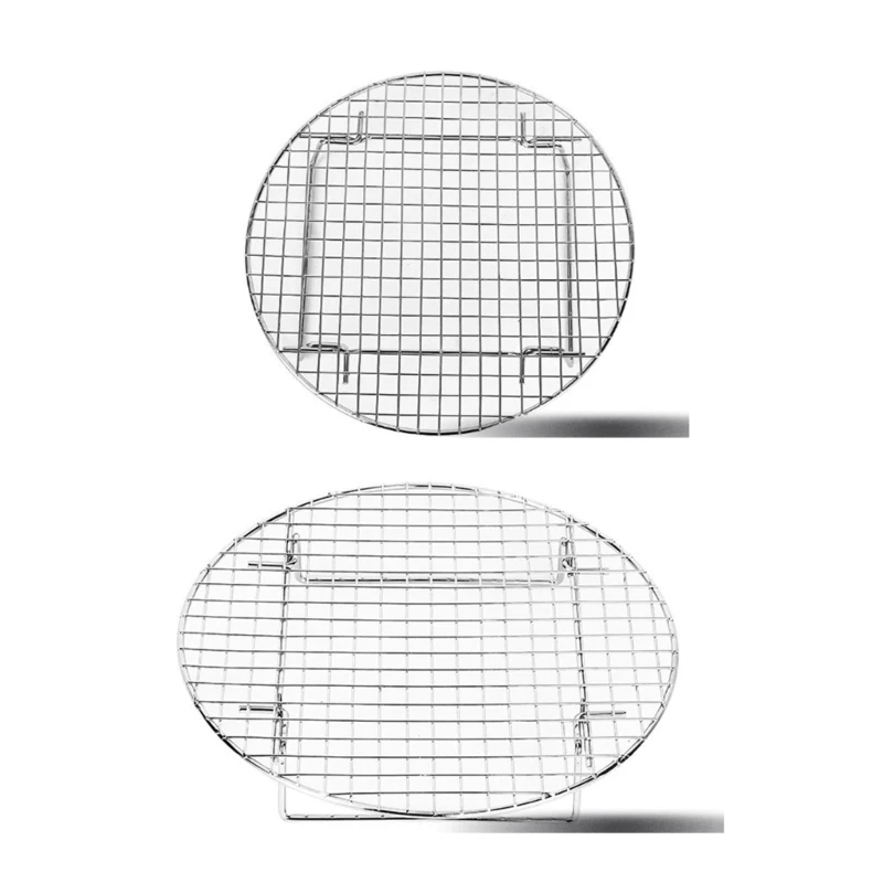 New Rust Proof Non Bread Cooling Rack Easy to Clean BBQ Net Grilling Rack