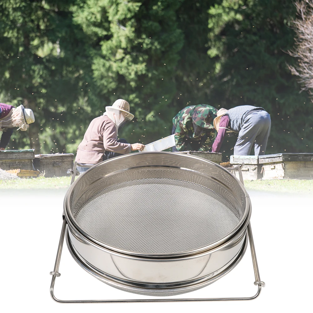 

Garden Supplies Double sieve strainer For Beekeeping Special Tools Beekeeping Net Impurity Filter Bee Tools Honey filter