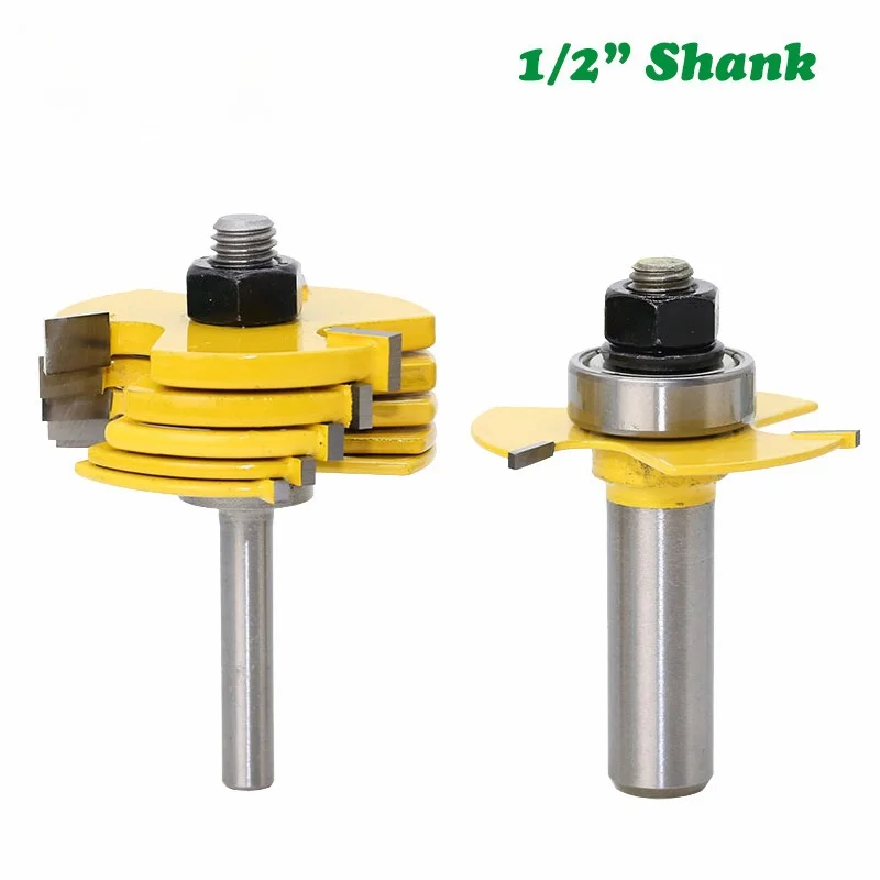 1/2 Handle 8 Handle 12 Handle Adjustable And Detachable Three Edges T-shape Milling Cutter Blade Combine Multiple Pieces Blad