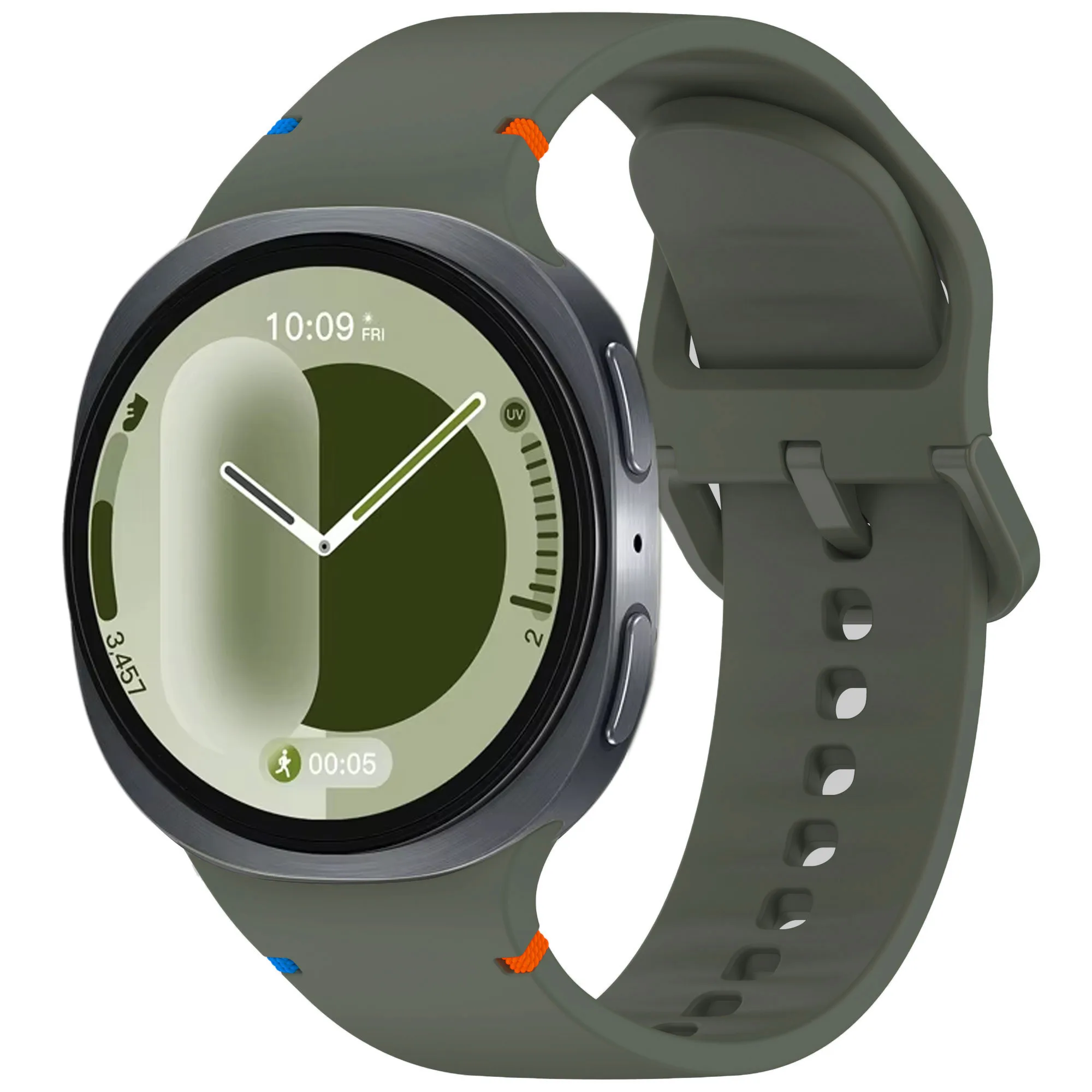 Official Silicone Watchband For Samsung Galaxy Watch 8 40mm 44mm 1:1 Sports Bracelet Wristband Galaxy Watch 8 Classic 46mm Belt