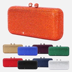 Nieuwste Luxe Strass Tas Vrouwen Huwelijksfeest Kerstcadeau Stenen Diner Tas Kristallen Avondtas Diamanten Clutch Tas